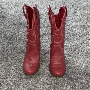 Bongo Red cowboy boots